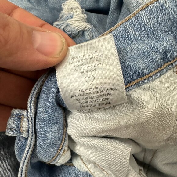 Cello Womens Distressed Light Wash Skinny Jeans Size 3 - Picture 6 of 7